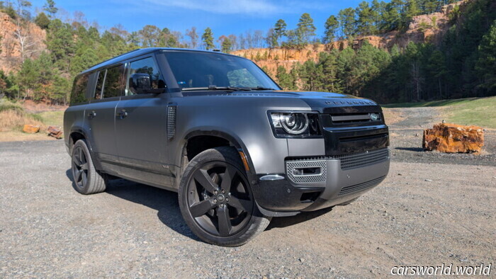 The 2026 Land Rover Defender 130 V8 Meets Your Expectations—Until You Take It for a Spin | Review | Carscoops